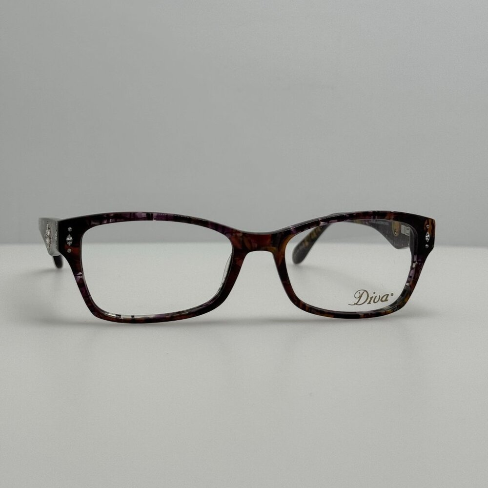 Diva Eyeglasses Eye Glasses Frames 5346 C. 2E 52-16-130
